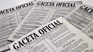 GACETAS OFICIALES